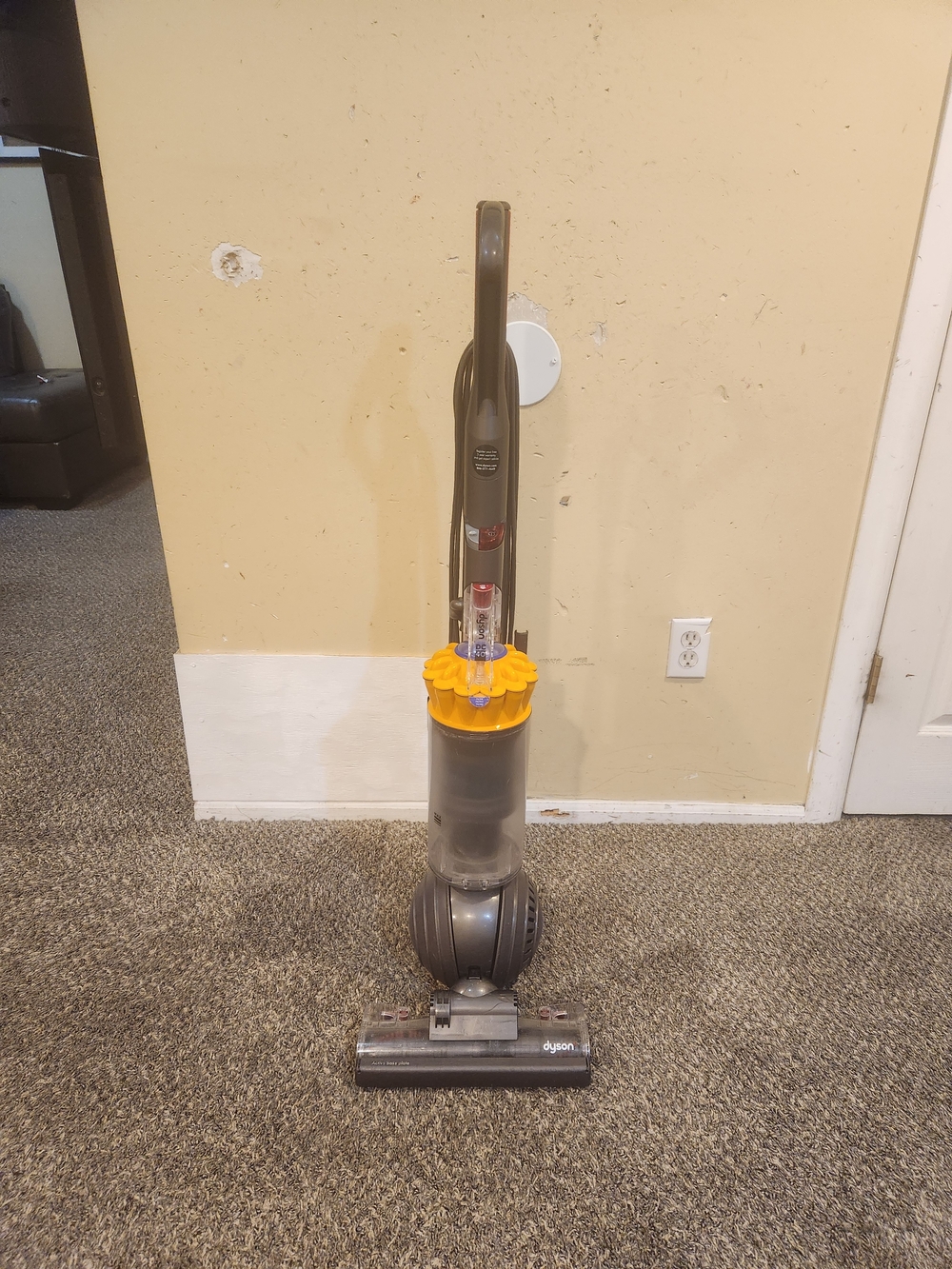 Dyson Yellow and Gray Upright Vacuum Cleaner - Home Accents